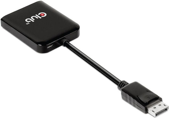 Club3D Μετατροπέας DisplayPort male σε HDMI 2x female 1τμχ CSV-7200H
