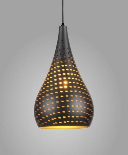 Geyer Висящо осветително тяло Черен 40x20см.