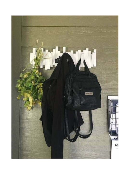 Umbra Wall Hanger Sticks Plastic 5 Hooks White 50x2.9x18.1cm