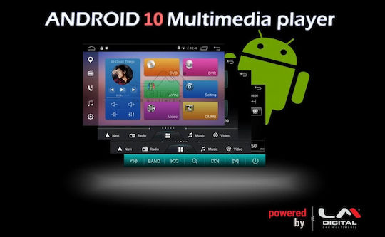 LM Digital Ηχοσύστημα Αυτοκινήτου για Toyota Celica / RAV 4 / Hilux / Yaris / Prius Skoda Pick up Nissan Micra / Note 2008>2015 (Bluetooth/USB/AUX/WiFi/GPS) με Οθόνη Αφής 6.2"