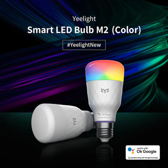 Yeelight Смарт крушка M2 LED 8W за фасунга E27 RGBW 1000лм