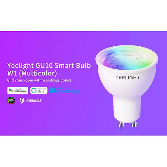 Yeelight W1 Smart LED Bulbs 4.5W for Socket GU10 RGBW 350lm 4pcs