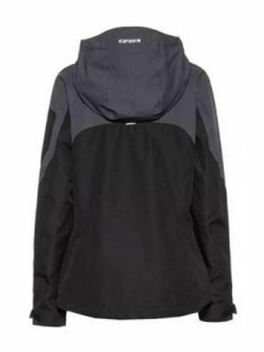 Icepeak Dacono 53191506990 Γυναικείο Μπουφάν για Σκι & Snowboard Μαύρο