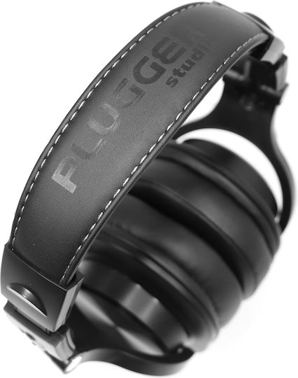 Plugger DJH40M Надушници Мултимедийни слушалки с микрофон и връзка 3,5 мм жак в Черен цвят