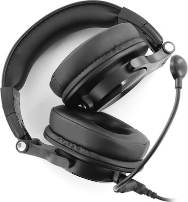 Plugger DJH40M Wired Over Ear Studio Headphones Blacα