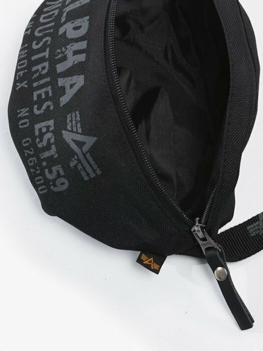 Herren Bum Bag Taille Schwarz