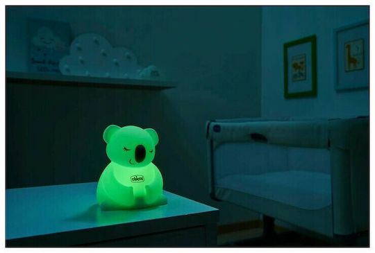 Chicco LED Kinder Dekorative Lampe Koala Weiß