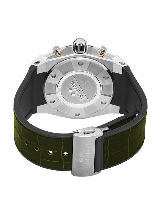 TW Steel Ace Genesis Limited Edition Ceas Barbati 44mm Cronograf Baterie cu Curea din Piele Verdetă