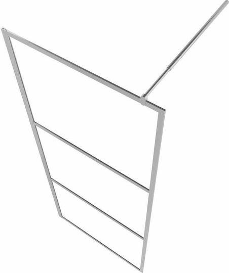 vidaXL Разделител на верандата Душ 80x195см Тъкан