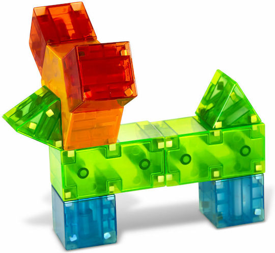 Magna-Tiles Μαγνητικό Παιχνίδι Κατασκευών QuBix για Παιδιά 3+ Ετών