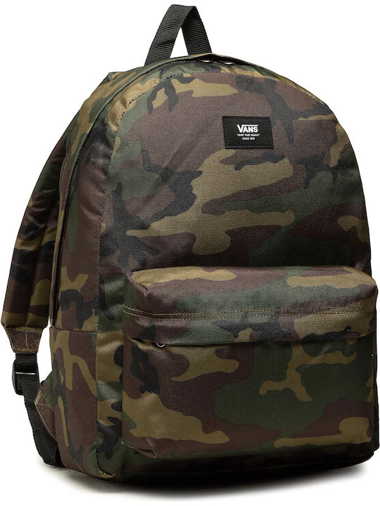 Vans Old Skool IIII Classic Camo Σχολική Τσάντα Πλάτης Γυμνασίου - Λυκείου Πολύχρωμη με Θήκη για Παγούρι 22lt