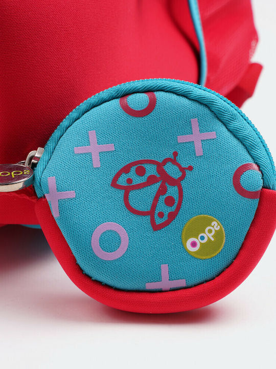Oops All I Need XL Ladybug Ученическа Раница За Детска градина Тюркоазена