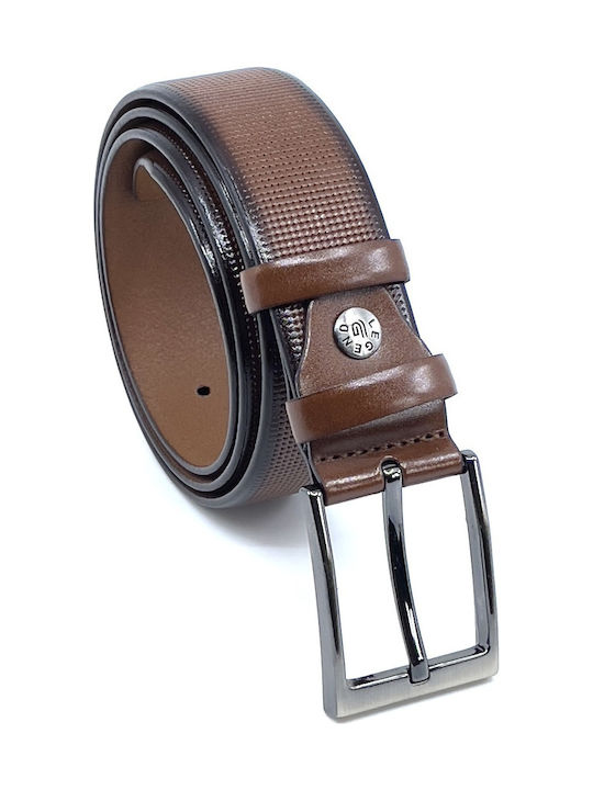 Legend Accessories Men's Leather Belt Tan