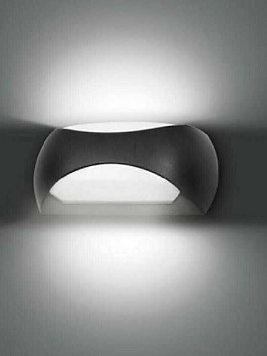 Vivalux Wall-Mounted Outdoor Ceiling Light LED IP54 12W with Natural White Light Double Beam 23x10.5x7εκ.