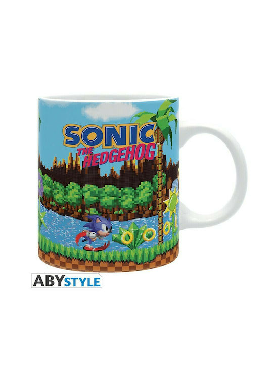 Abysse Sonic 16-Bit Cană Ceramică Multicoloră 320ml 1buc