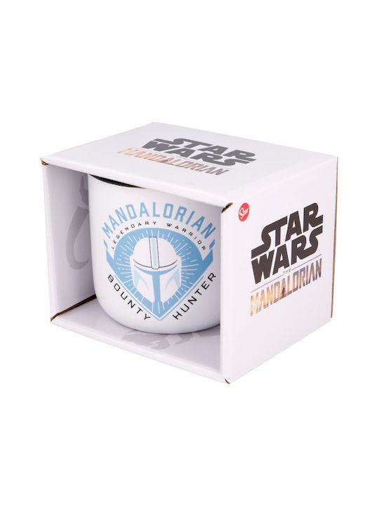 Stor Star Wars - The Mandalorian Керамична Чаша Бяла 400мл