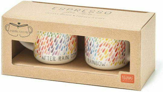 Legami Milano After Rain Чаша Емайл Многоцветна 2бр