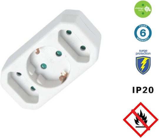 SAS T-Shaped Wall Plug 3 Positions