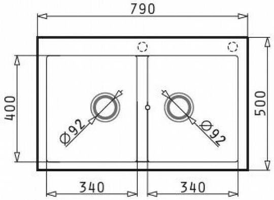 Pyramis Alazia 2B Ένθετος από Συνθετικό Γρανίτη Μ79xΠ50cm Pyramis Alazia 2B Ένθετος από Συνθετικό Γρανίτη Μ79xΠ50cm