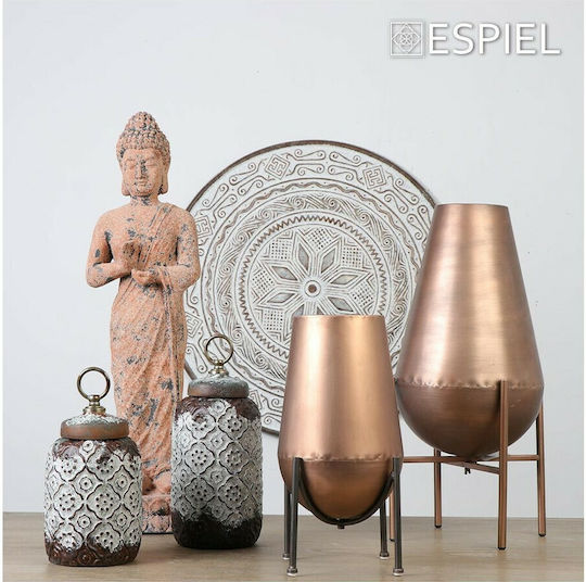 Espiel Διακοσμητικό Βάζο Metallisch Bronze 20x20x44cm 1Stück