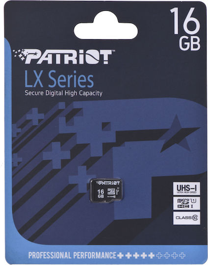 Patriot microSDHC 16GB U1 High Speed 40MB/s
