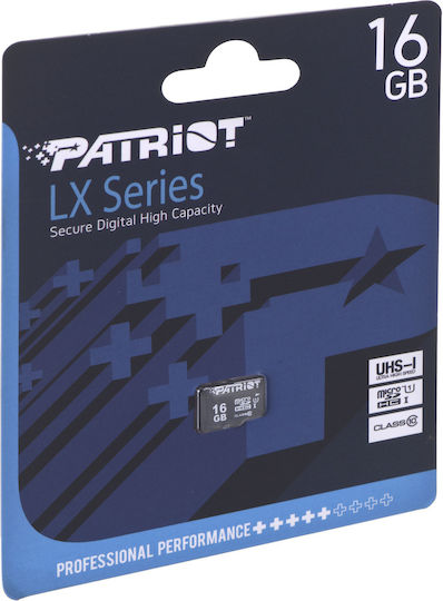 Patriot microSDHC 16GB U1 High Speed 40MB/s
