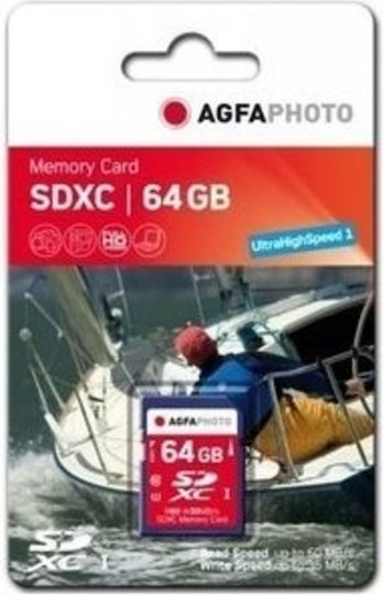 AgfaPhoto AgfaPhoto SDXC 64GB U1 V30 UHS-I Speicherkarten