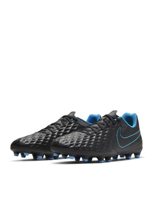 Nike Tiempo Legend 8 Club FG MG Low Football Shoes with Cleats Black