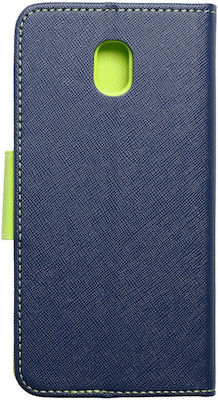 Galaxy J5 2017 Brieftasche Synthetisches Leder Marineblau (Galaxy J5 2017)