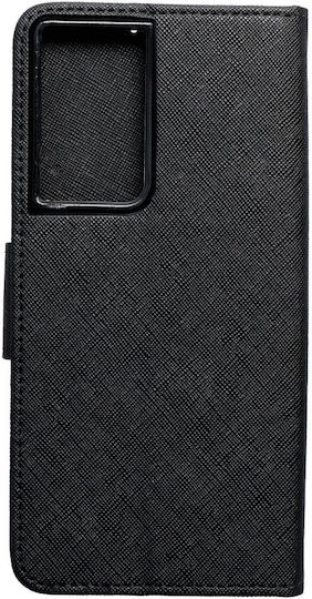 iSelf Fancy Wallet Δερματίνης Μαύρο (Galaxy S21 Ultra 5G)