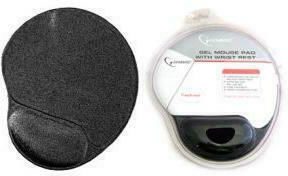 Gembird Gel Mouse Pad (260mm) με Στήριξη Καρπού Μαύρο MP-GEL-BK