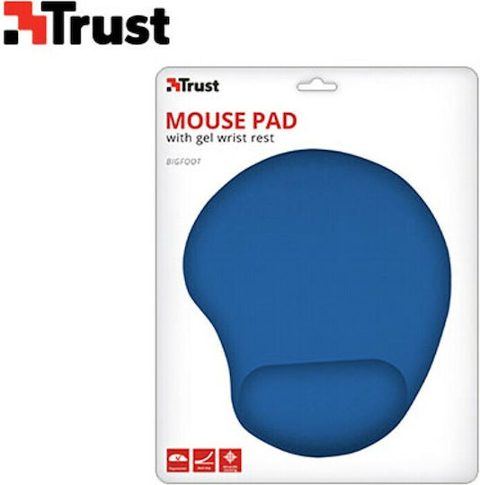 Trust Bigfoot Gel Mouse Pad (236mm) With Blue Wrist Support 20426