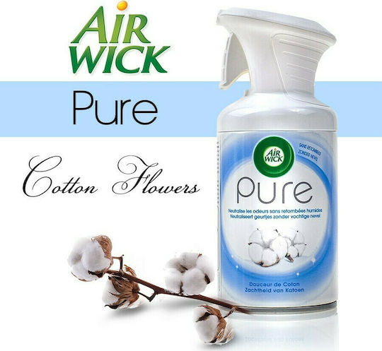 Airwick Ароматен спрей Pure с аромат Памучни цветя 250мл