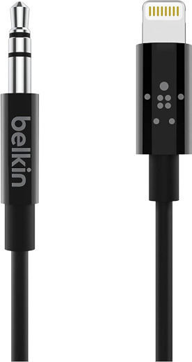 Belkin 3.5mm to Lightning Cable Black 0.9m (AV10172BT03-BLK)
