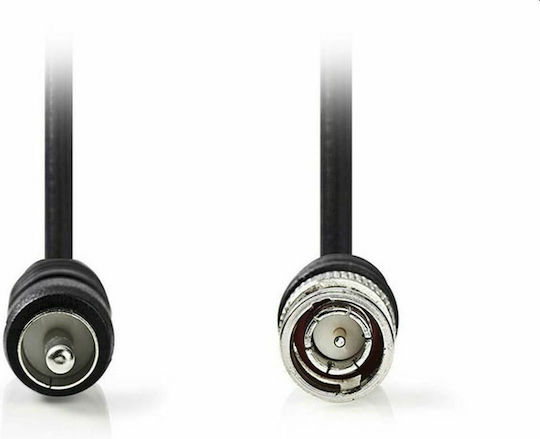 Nedis Καλώδιο RCA male - BNC male 2m Μαύρο (CVGP24800BK20)