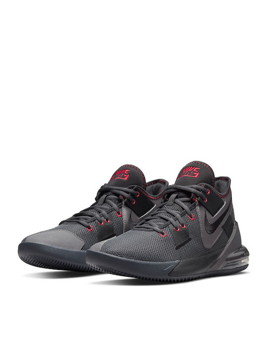Nike Air Max Impact 2 Ψηλά Μπασκετικά Παπούτσια Anthracite / Black / Metallic Dark Grey / Gym Red