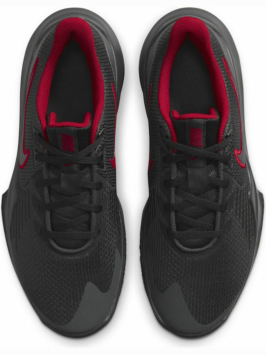 Precision 5 Low Basketball Shoes Anthracite / Mtlc Dark Grey / Gym Red / Black