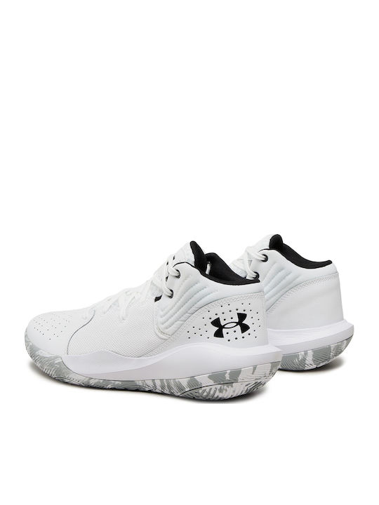 Jet 21 High Basketball Shoes White / Black