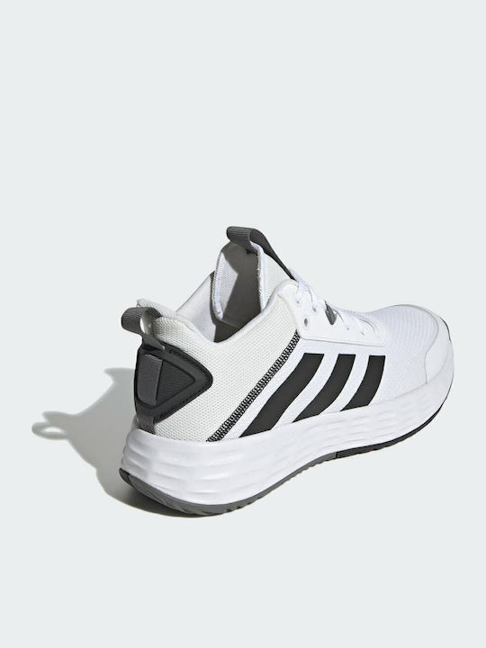 Ownthegame 2.0 Χαμηλά Μπασκετικά Παπούτσια Cloud White / Core Black / Grey Four