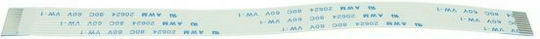 Powertech FFC Cable - Ribbon 10 PIN 1.0mm Pitch (140mm) C TYPE (CON-R008)
