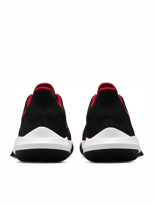 Precision 5 Low Basketball Shoes Black / University Red / White