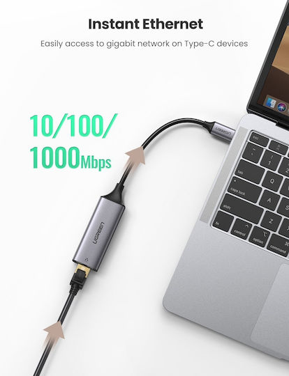 Ugreen 50737 USB-C Network Adapter with Wired Gigabit Ethernet Connection