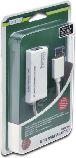 Digitus DN-3023 Αντάπτορας Δικτύου USB με Ενσύρματη Σύνδεση Gigabit Ethernet