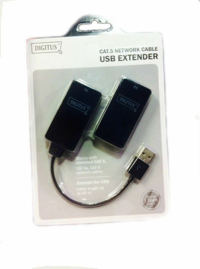 Digitus DA-70139-1 Αντάπτορας Δικτύου USB με Ενσύρματη Σύνδεση Ethernet