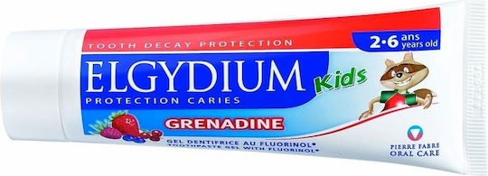 Elgydium Kids Children's Toothpaste for 3+ Years with Berries Flavor 50ml