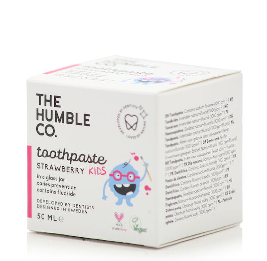 The Humble Co. Baby-Zahnpasta Für 2+ Jahre Mit Geschmack Erdbeere 50ml