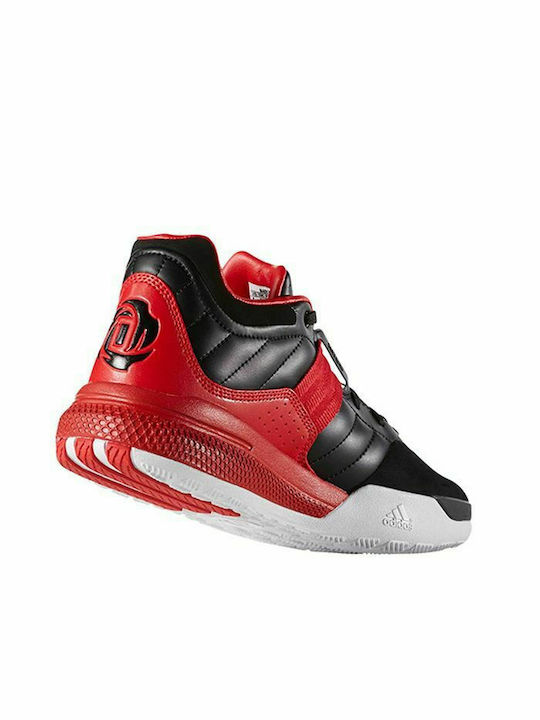 Adidas D Rose Englewood 4 Χαμηλά Μπασκετικά Παπούτσια Μαύρα