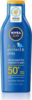 Nivea Sun Protect & Moisture Водоустойчив Детско Слънцезащитно Емулсия SPF50 200мл
