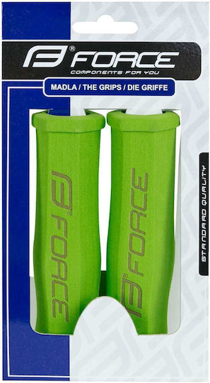 Force Foam Hard MTB 38282 Bicycle Handlebar Grips σε Green Χρώμα