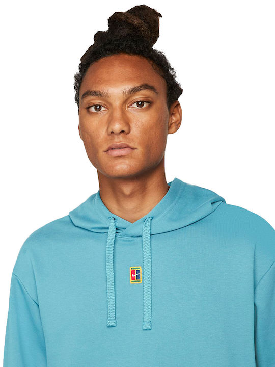 Sweatshirt mit Kapuze Hellblau